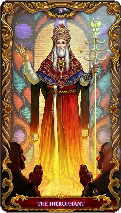 The Hierophant, reversed