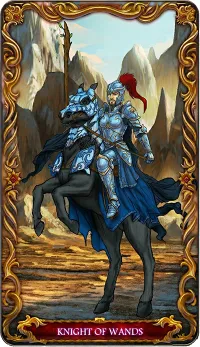 Knight of Wands tarot card